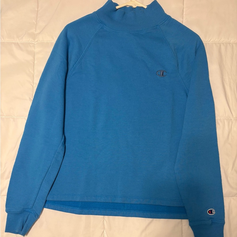 Champion women Turtleneck Sweater in Blue